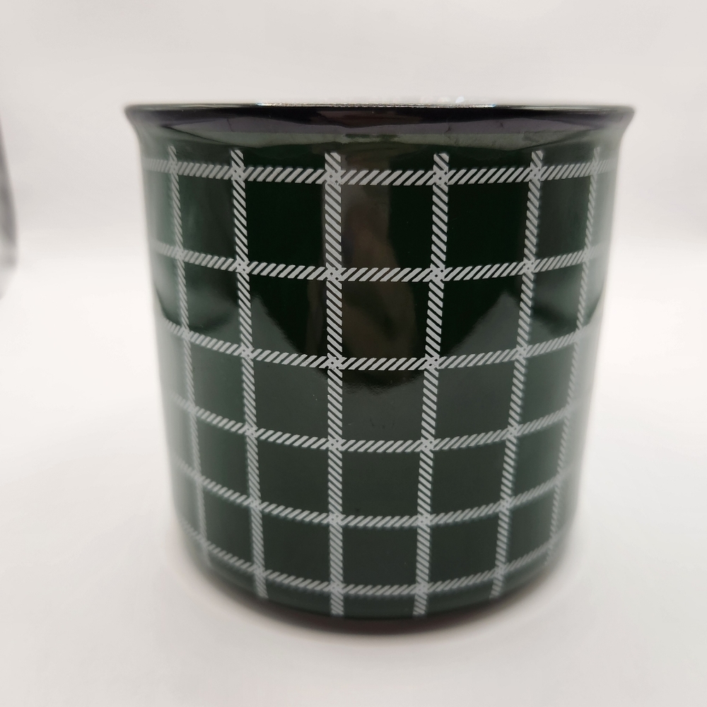 Hallmark Green & White Plaid Ceramic Mug - Picture 4 of 8